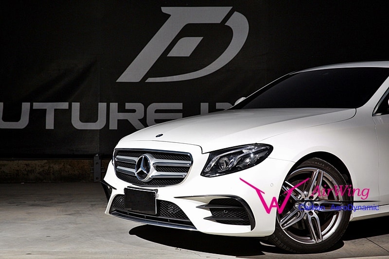 W213 - Future-Design style carbon front Canard (2 pcs) 02
